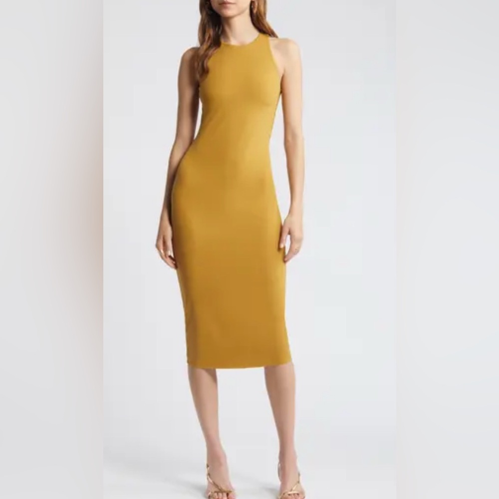 NWT $70 Smooth Edit Sleeveless Body-Con Midi Dress
Open Edit Sz M